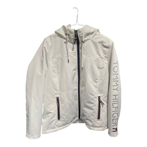 Vist Large View of Product Image Which is Used TOMMY HILFIGER Outerwear Heavy Jacket W White MD