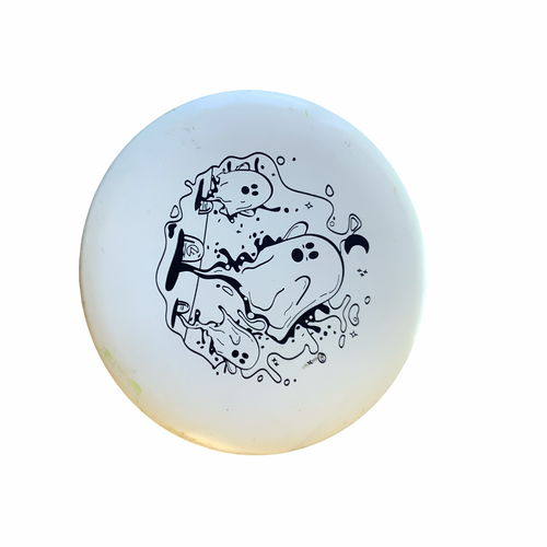 Vist Large View of Product Image Which is Used Discraft ESP BUZZZ Disc Golf Mid Range White