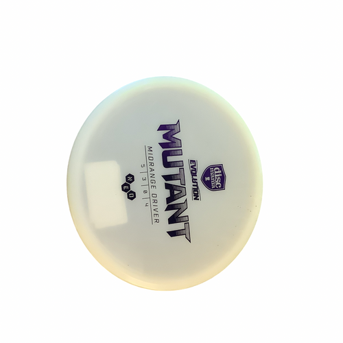 Vist Large View of Product Image Which is Used Discmania EVO MUTANT Disc Golf Mid Range White