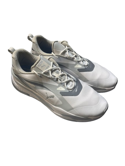 Vist Large View of Product Image Which is Used Puma Mens Golf Shoes White Senior 11