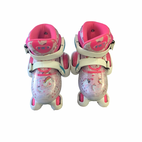 Vist Large View of Product Image Which is Used RollerDerby ADJUSTABLE QUADS Child Roller Quad Skates Pink Youth 11.0