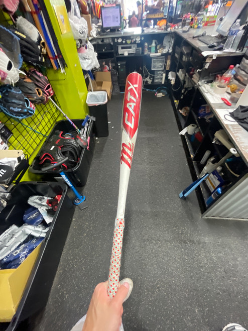 Vist Large View of Product Image Which is Used Marucci CAT X BB/SB USSSA 2 3/4 Bat 32"