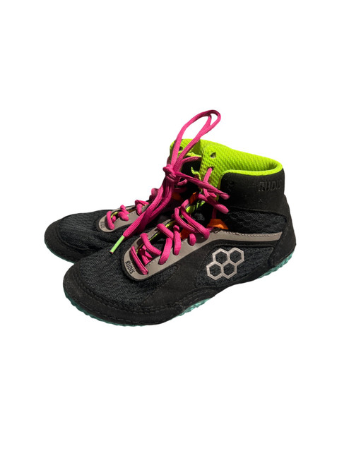 Vist Large View of Product Image Which is Used Rudis Wrestling Shoes Black Junior 04.5