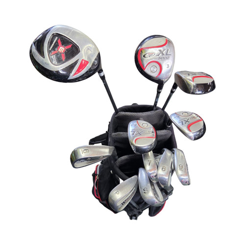 Vist Large View of Product Image Which is Used Top Flite MIXED SET--DENT DRIVER---12 PC Mens Package Set RH Black 12 Piece