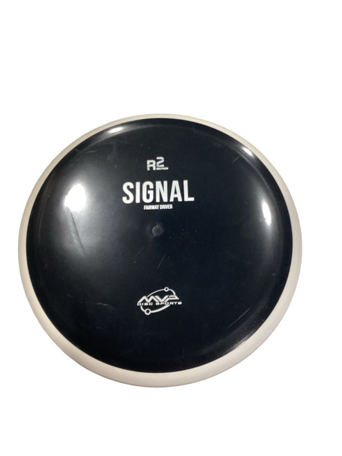 Vist Large View of Product Image Which is Used MVP SIGNAL Disc Golf Driver Black 171g