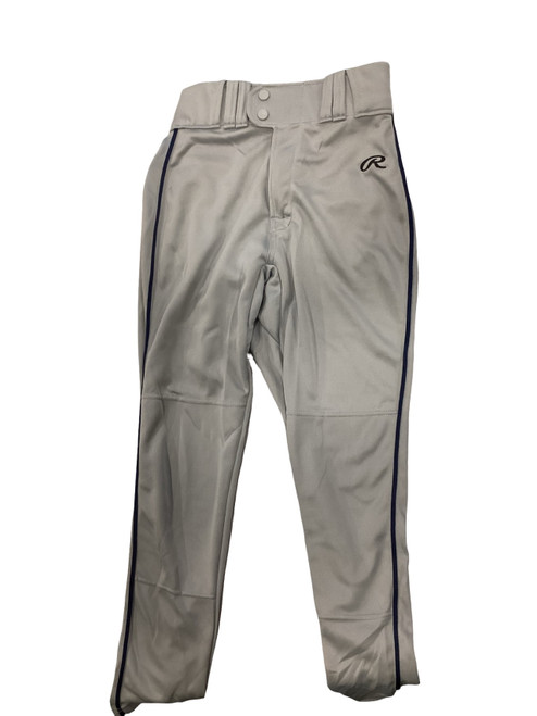 Vist Large View of Product Image Which is Used Rawlings GREY BASEBALL PANTS BB/SB Pant Mens Grey LG