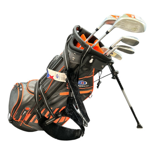 Vist Large View of Product Image Which is Used US Kids DV3 WT-20S JRH SET Jr Package Set RH Black And Orange 6 Piece