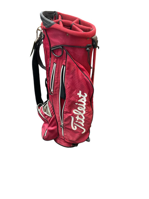 Vist Large View of Product Image Which is Used Titleist 6 WAY STAND BAG Mens Stand Bag Red