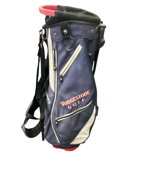 Vist Large View of Product Image Which is Used Bridgestone TOUR B STAND BAG Mens Stand Bag Navy Blue