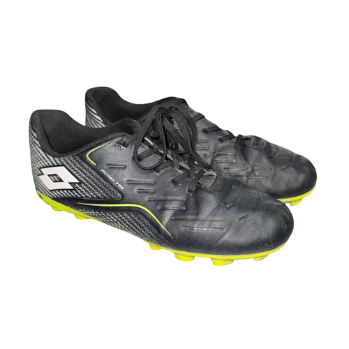 Vist Large View of Product Image Which is Used Lotto Soccer Cleats Black Junior 03.5