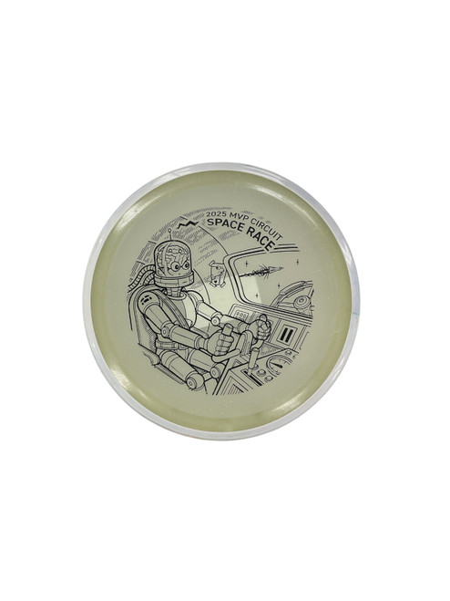 Vist Large View of Product Image Which is Used MVP GTRO SPACE RACE Disc Golf Driver Green 173g