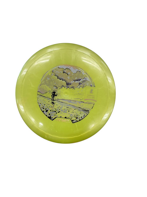 Vist Large View of Product Image Which is Used MVP SHIFT Disc Golf Driver Yellow 175g