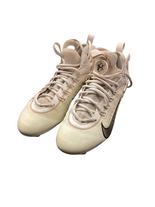 Vist Large View of Product Image Which is Used Nike LAX Cleats Mens White Senior 9