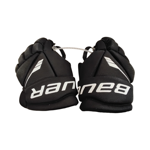Vist Large View of Product Image Which is Used Bauer LIL SPORT Youth Gloves Black 8"