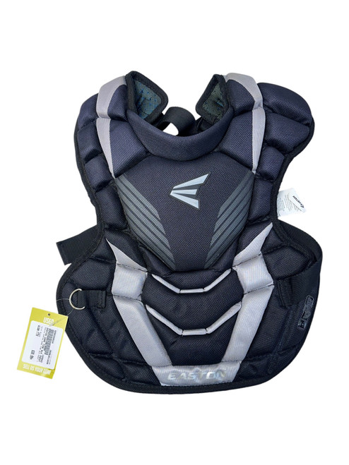 Vist Large View of Product Image Which is Used Easton EASTON GAME TIME BLK CHEST YTH Catchers Chest Protector Black Youth