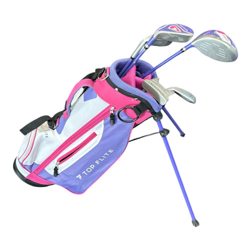 Vist Large View of Product Image Which is Used Top Flite GIRLS 6PC JRH SET Jr Package Set RH Purple And Pink 6 Piece