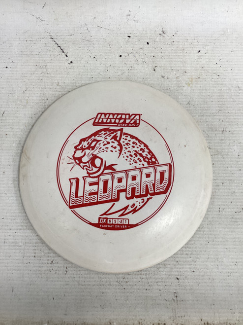 Vist Large View of Product Image Which is Used Innova LEOPARD Disc Golf Driver White