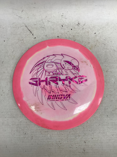 Vist Large View of Product Image Which is Used Innova SHYRKE Disc Golf Driver Pink