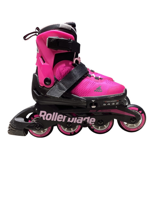 Vist Large View of Product Image Which is Used Rollerblade 2-5 Junior Rec Fitness Skates Pink Adjustable