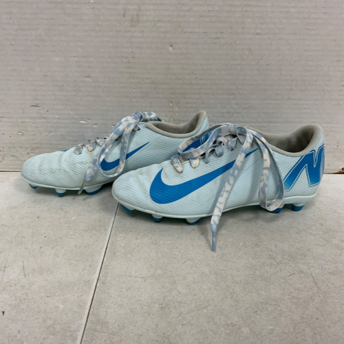 Vist Large View of Product Image Which is Used Nike Soccer Cleats Royal Blue Senior 6.5