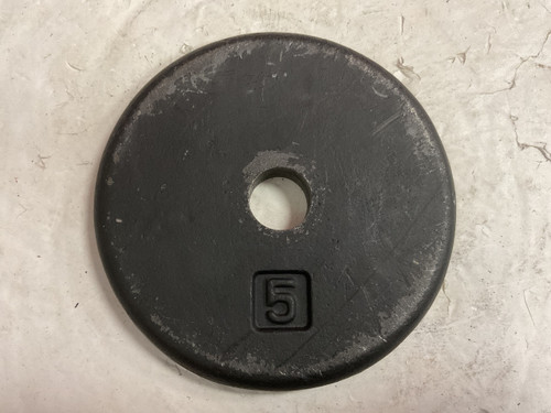 Vist Large View of Product Image Which is Used Cap Standard Plate Black 5 lb