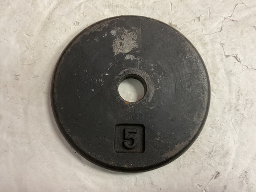 Vist Large View of Product Image Which is Used Cap Standard Plate Black 5 lb