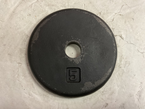 Vist Large View of Product Image Which is Used Cap Standard Plate Black 5 lb
