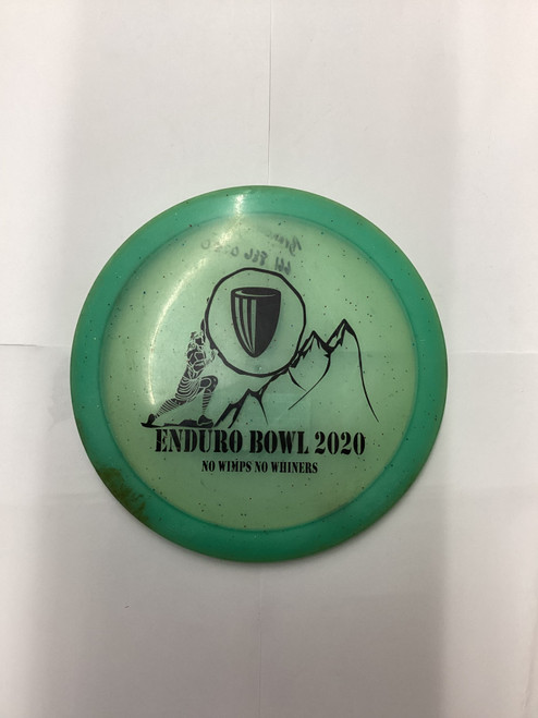 Vist Large View of Product Image Which is Used 174g ENDURO BOWL Disc Golf Driver Green