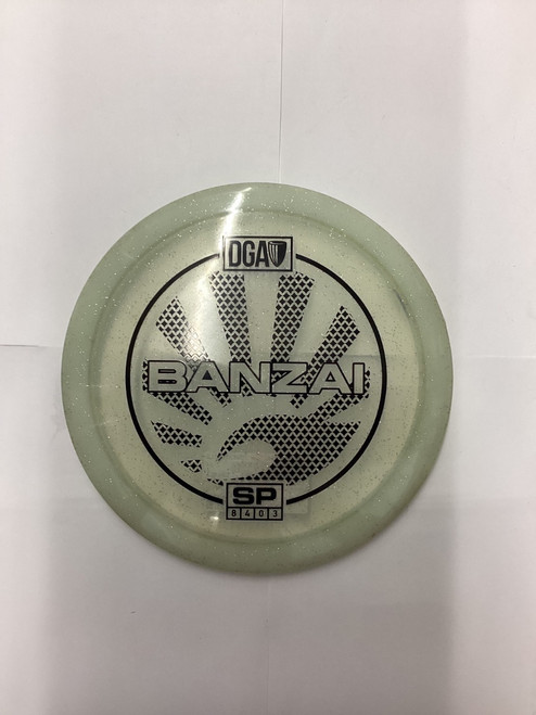 Vist Large View of Product Image Which is Used 174g DGA BANZAI Disc Golf Driver Yellow