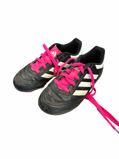 Vist Large View of Product Image Which is Used Adidas Soccer Cleats Pink Youth 10.5