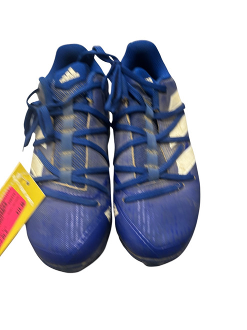 Vist Large View of Product Image Which is Used Adidas ADIZERO BB/SB Cleats Royal Blue Junior 04.5