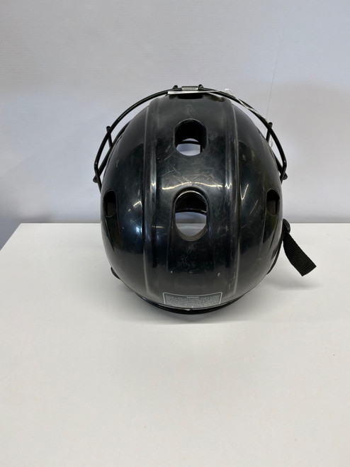 Vist Large View of Product Image Which is Used All-Star CATCHERS MASK BLACK Catchers Helmet w/Mask Black MD