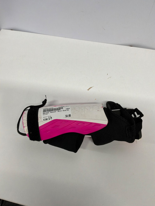 Vist Large View of Product Image Which is Used Adidas Soccer Shin Guards Youth Pink S/M