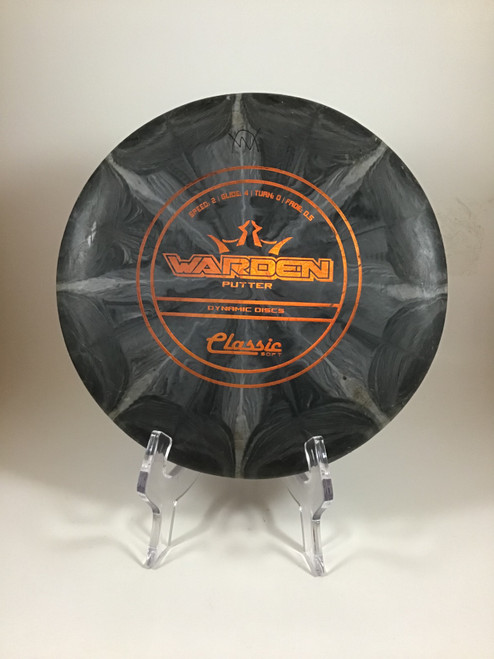 Vist Large View of Product Image Which is Used Dynamic Discs CLASSIC SOFT WARDEN Disc Golf Mid Range Black 178g