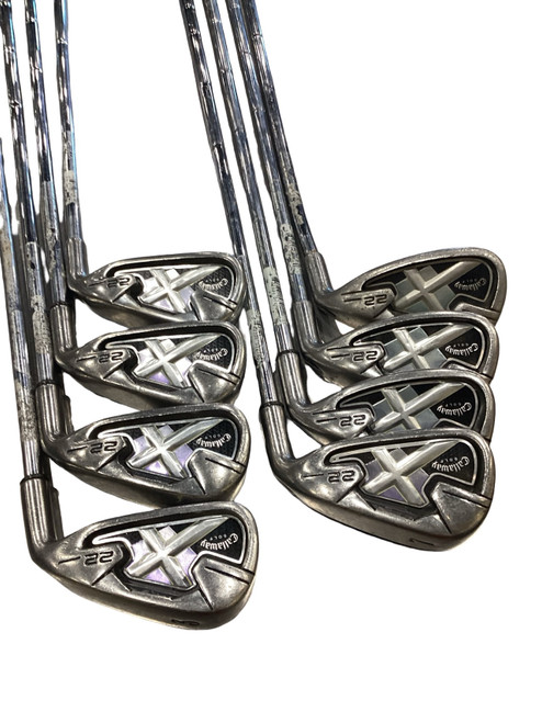Vist Large View of Product Image Which is Used Callaway X22 MISSING P WEDGE Mens Iron Set RH 3I-SW