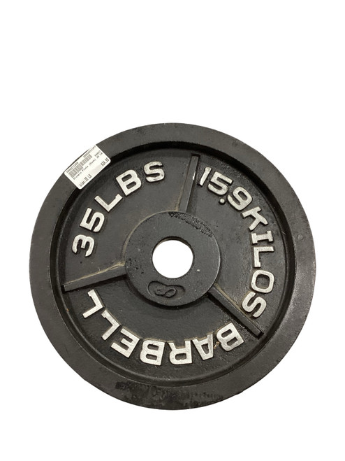 Vist Large View of Product Image Which is Used Olympic Plate (Each) 35 lb