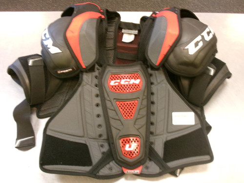Vist Large View of Product Image Which is Used CCM U+ Senior Shoulder Pads XL