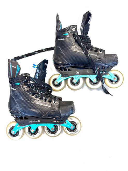 Vist Large View of Product Image Which is Used Roller Hockey Skates Black Senior 6.5