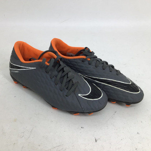 Vist Large View of Product Image Which is Used Nike HYPERVENOM PHANTOM 3 CLUB SR 8 FG CLEAT Soccer Cleats Grey Senior 8