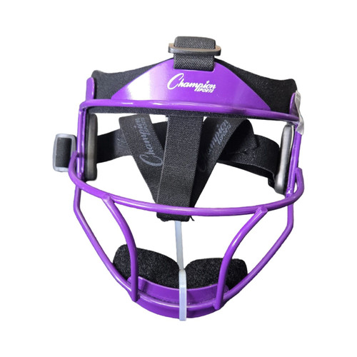 Vist Large View of Product Image Which is Used Champion Sports PURPLE FIELDERS MASK BB/SB Fielders Mask Purple One Size