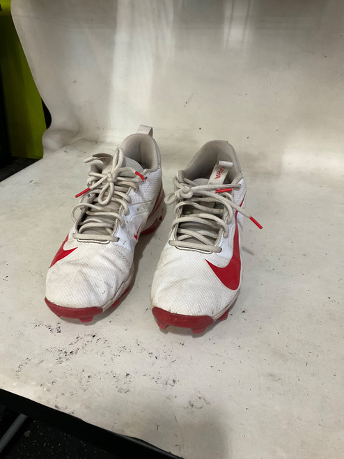 Vist Large View of Product Image Which is Used Nike ALPHA BB/SB Cleats White Senior 8.5