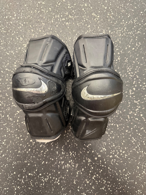 Vist Large View of Product Image Which is Used Nike VAPOR ARM PAD Lacrosse Arm Pads/Guards Black LG