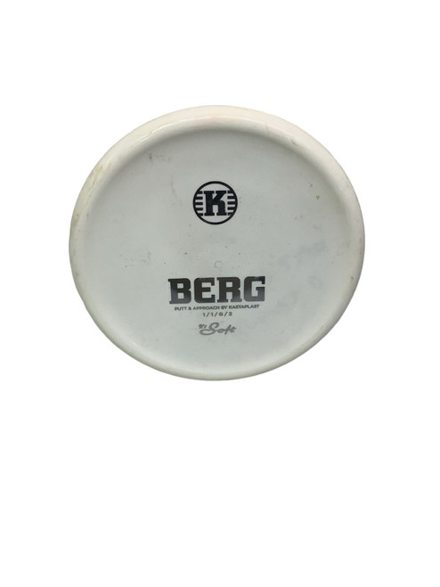 Vist Large View of Product Image Which is Used Kastaplast BERG K1 SOFT PUTT AND APPROACH Disc Golf Putter White