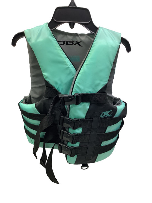 Vist Large View of Product Image Which is Used OBX LIFE JACKET ADULT SMALL/MEDIUM Water Swim Accessory Turquoise
