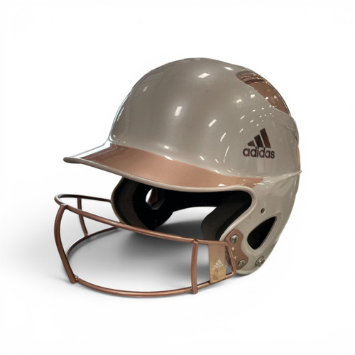 Vist Large View of Product Image Which is Used Adidas ADIDAS GSH3A Batting Helmet w/Mask White LG