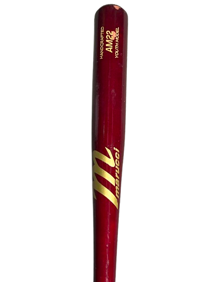 Vist Large View of Product Image Which is Used Marucci AM22 - YTH BB/SB Wood Bat 31"