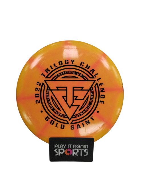 Vist Large View of Product Image Which is Used Latitude 64 SAINT Disc Golf Driver Orange