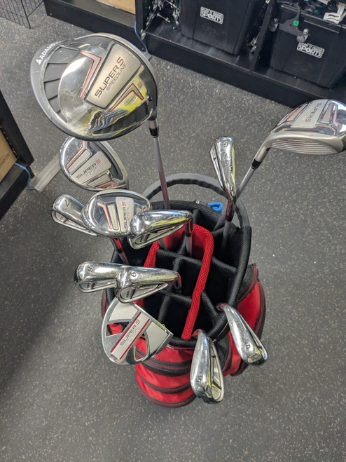 Vist Large View of Product Image Which is Used Adams Golf IDEA SUPER S Mens Complete Set RH 13 Piece