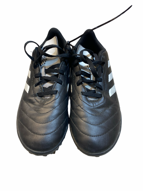 Vist Large View of Product Image Which is Used Adidas Soccer Indoor Shoes Black Junior 04