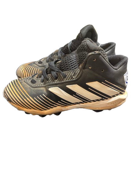 Vist Large View of Product Image Which is Used Adidas ADIDAS BOUNCE CLEAT 2Y BB/SB Cleats Black Junior 02